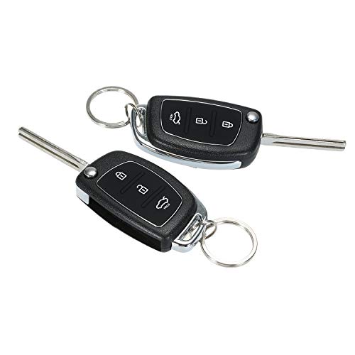 Cerradura universal para puerta de automóvil y de apertura de cajuela, de entrada sin llave, kit de cierre centralizado con control remoto, soporte para cajuela y alerta