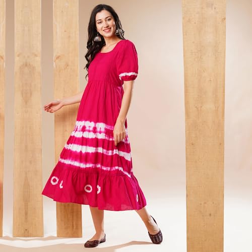 Image of Globus Women Ethnic Dresses (3641640001 Blue S)