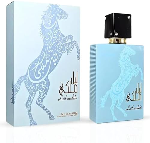 RF Lail Maleki Moroccan Blue EDP Perfume | Long Lasting Arabian Fragrance for Men & Women | Premium Fresh Woody Scent (100ml)