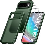 [Design Translucide Givré] Coque pour Pixel 10 / 10 Pro Avec un cadre en TPU souple et un dos translucide givré, la surface mate et douce au toucher est résistante aux traces de doigts, aux taches et aux rayures. Le cadre en TPU traité offre une texture douce et une prise antidérapante, tout en conservant une texture soyeuse qui améliore l'adhérence