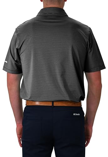 Columbia Men's Golf Double Hit Polo Omni Wick Breathable Short Sleeve Shirt3