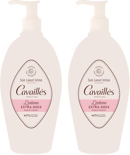 ROGÉ CAVAILLÈS | Soin lavant intime extra-doux | Nettoyant doux sans savon | Extraits de calendula | 97% d'ingrédients d'origine naturelle | Testé...