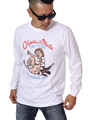 [長州力] 武藤敬司 長袖 Tシャツ MCLT-2103 オフィシャル正規品 プロレス ロンT タッグチーム Lのサムネイル