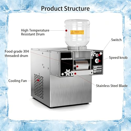 Machine à glaçons automatique et glace pilée électrique 360W - 8