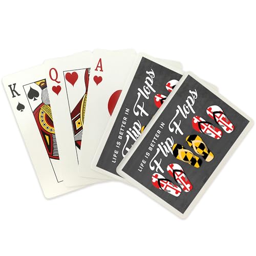 Lantern Press Maryland, 52 Naipes Poker para Adultos miniatura 2