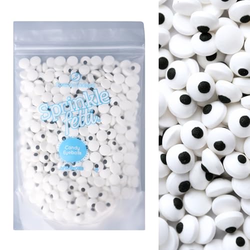 Sweets Indeed, Sprinkles, Bulk, 10 ounce, Edible Sprinkle Mix, Perfect for Cake Decorations, Baking, Ice Cream, Cookies, Cupcake Topper (Candy Eyeballs)