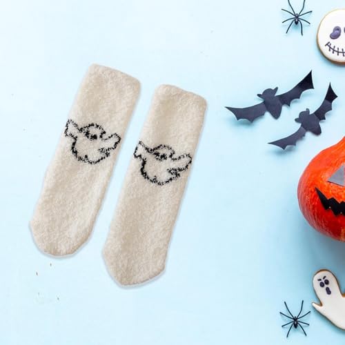 Warm Socks Sleeping Cozy Crew Sock Non Skid Winter Warm Socks Slipper Grip Soft Socks for Family Friends Carnival3