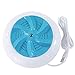 1pc Mini ultrasuoni Lavatrice Automatica Lavatrice Prevenire Winding Saluto Rotella Lavatrice Portatile Blu della Famiglia