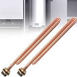 Upgraded HE 90240 Heating Element Compatible with EcoSmart Eco 18 24 27 36 Eemax iHeat Drakken Rheem Richmond, Electric Tankless Water Heaters with New Rubber Ring, 9KW 18KW 27KW 36KW 240V, 2 Pack