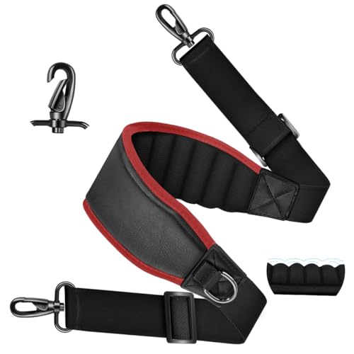 Image of ZINZ 3D Air Cushion Bag Strap 59 inch Adjustable Belt with Padded & Dual Clasps & Swivel Hooks, Comfort Strap for Bags
