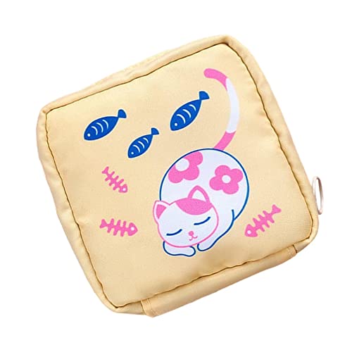 harayaa Saco de Armazenamento de Guardanapo de Desenho, Reutilizável com Zíper, Bolsa Lavável, Supor