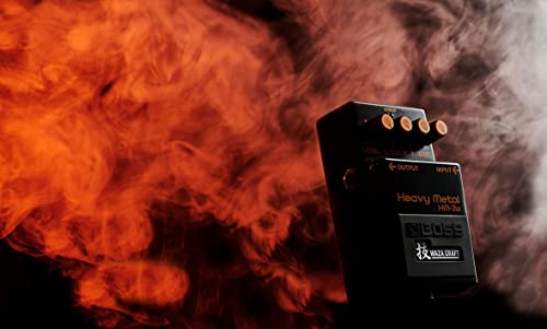 Image of Boss HM-2W Heavy Metal Distortion Pedal Bundle with Gearlux Power Supply, Instrument & Patch Cable, and Picks