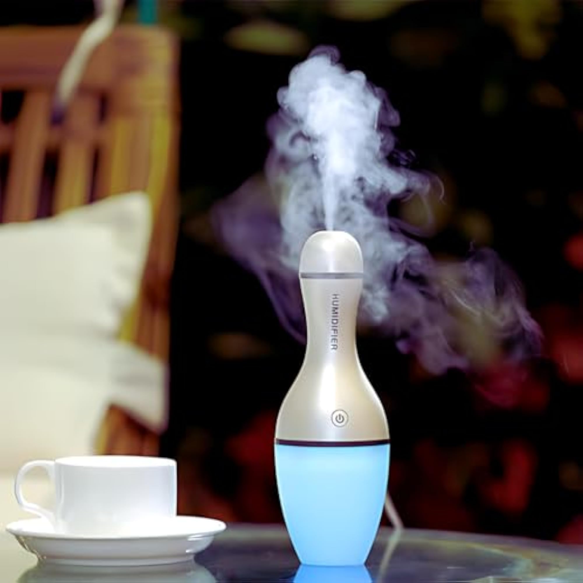 USB Humidifier with 150ml Capacity and LED Light