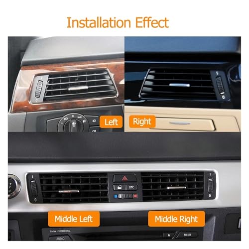 Bouches d'aération tableau de bord BMW E90 E91 E92 E93 kit réparation grille ventilation 2005-2012 - 7