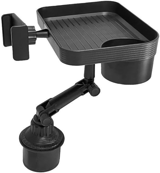 Bandeja para portavasos de carro multiusos 3 en 1 miniatura 4