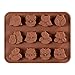 Stampo In Silicone A Forma Di Rosa JasCherry | 6 Cavità Antiaderenti | Forno, Microonde, Freezer | Senza BPA, Riutilizzabile 3000 Volte