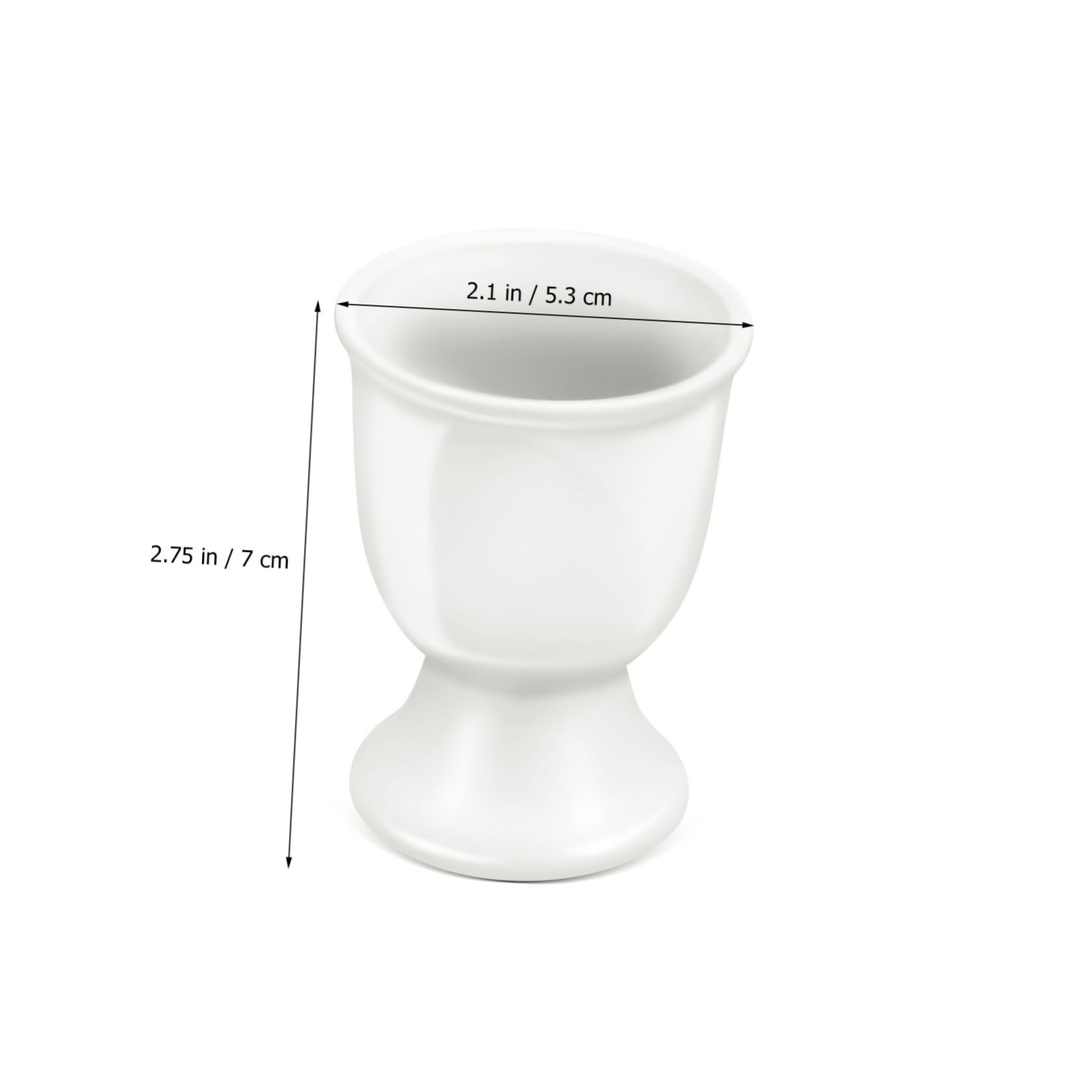 Veemoon 4pcs Hand Shape Ceramic Egg Cups Easter Egg Holders Display for Kitchen