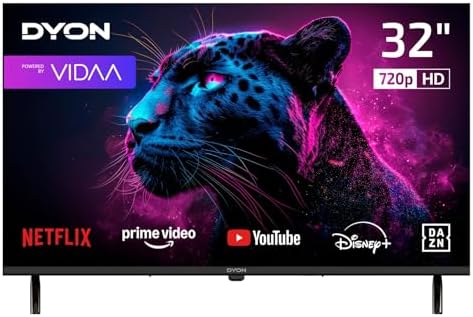 DYON Movie Smart 32 VX - 32 Zoll 80 cm Smart TV mit HD Triple Tun...