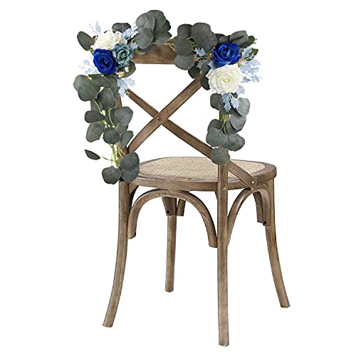 Rinlong Set Of 2 Artificial Flower Swags Wedding Arch Chair Flowers Garland Decorations For Welcome Sign Flower Aisle Decor For Wedding Ceremony Bridal Shower Party Nursery Decorations #TOP3