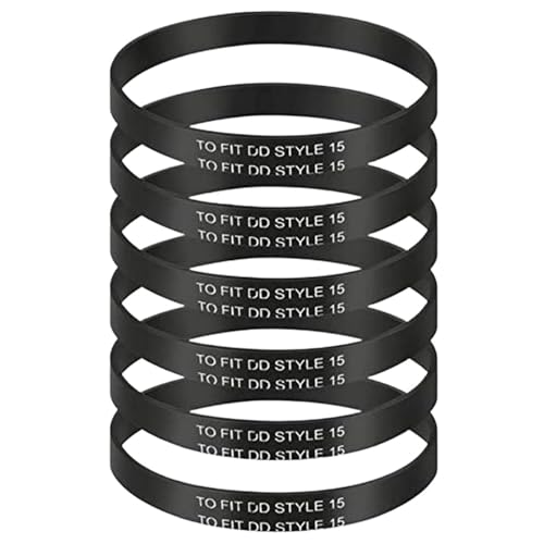 Courroies moletées pour aspirateur vertical - Lot de 6 pièces de rechange