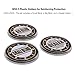 GSE Games & Sports Expert Metal Small Blind, Big Blind, Dealer Button - Set of 3 Professional Texas Hold‘em Poker Button for Gambling Card Games, Poker Nights, Tournaments