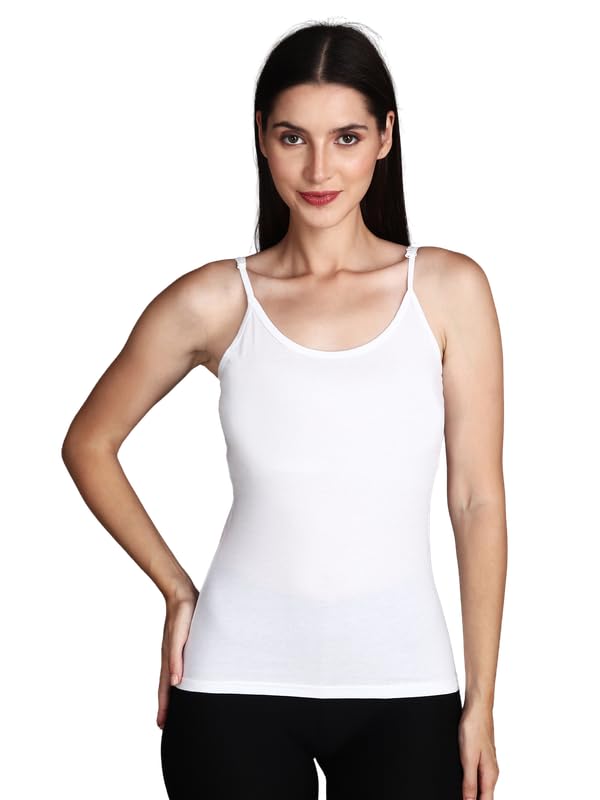 shoppy villa with sv logo Shoppy Villa Ultra-Soft Camisole for Women | Perfect Inner, Tank Top, and Slip with Adjustable Straps-picture-20