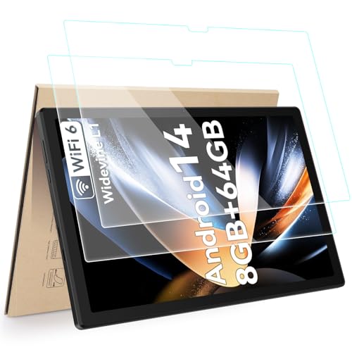 Hianjoo 2 Piezas Protector de Pantalla Compatible con HotLight Tablet 10 inch C10 / C11, Protector de Pantalla Cristal Tablet Salvapantallas Vidrio Templado [9H Dureza Alta Claridad]