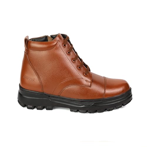 Image of XHUGOY COMBAT POLICE DMS WARDI BOOT IN BLACK|TAN