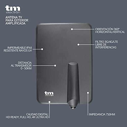 Miniatura 2 de Antena De Tv Exterior Tm Electron