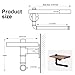 HouseAid Industrial Pipe Toilet Paper Holder with Shelf, Rustic Farmhouse Toilet Roll Holder, Vintage Style Iron TP Holder for Bathroom, Wall Mounted, Matte Black