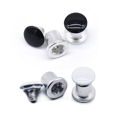 Vis Oakley Racing Jacket rechange acier inoxydable noir blanc kit de réparation