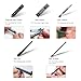 FIXBODY Gifts for Men, Manicure Sets, Nail Clippers for Men, Nail Kit with Nail Cutter and Nail File, Manicure Kits 10 Pieces with Fingernail Clippers and Toenail Clippers Gift Set for Men