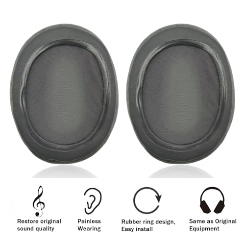 Almohadillas de repuesto para auriculares Sony WH-CH700N, WH-CH710N y WH-CH720N, fundas para orejeras, tapones para auriculares, piezas de reparación (titanio) miniatura 4
