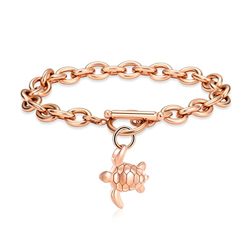 Bracelet urne souvenir tortue de mer | Cadeau commémoratif de deuil