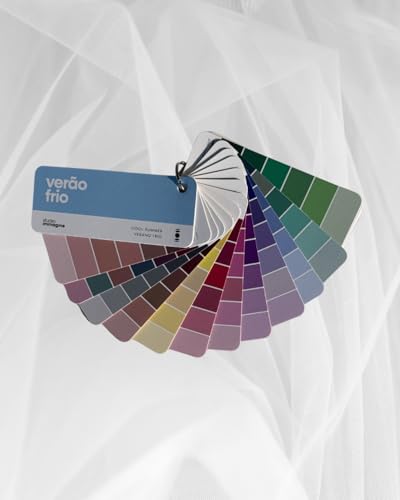Multilingual Cool Summer Palette Color Fan by Studio Immagine, Personalized