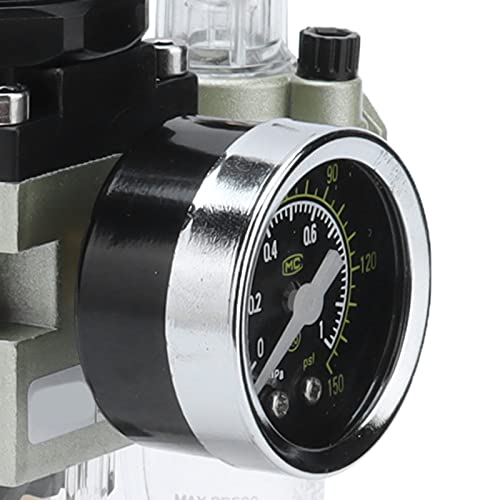 Luchtfilterdruk,Luchtfilter drukregelaar Kit Aluminiumlegering luchtregelaar met manometer voor chemische… - Image 7