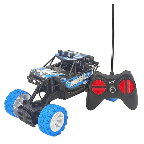 Image of RC Rock Crawler Car 4x4 Remote Control Off Road Vehicle | Big Wheel Climbing Stunt Toy | Rechargeable High Speed Car for Kids