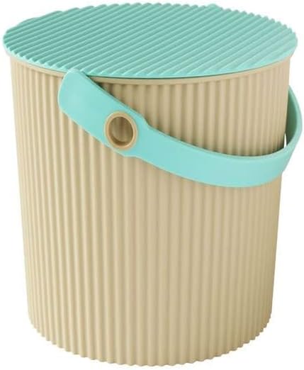 Yawata Kasei 236436 Buckets with Lid, Yellow, Mini 1.6 gal (4 L) Way-be Flaychair Bucket