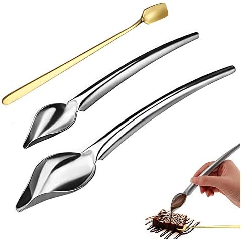 TheStriven 3 Piezas Deco Cuchara de Postre Cover