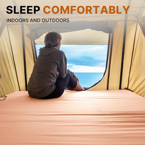 72" x 24" Gaialoop Memory Foam Glamping Roll Up Futon Mattress, Camping Mattress for Indoor and Outdoor $41.99 - image 8