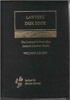 Lawyer's Desk Book New Revised 2nd Edition B000T4FUJI Book Cover