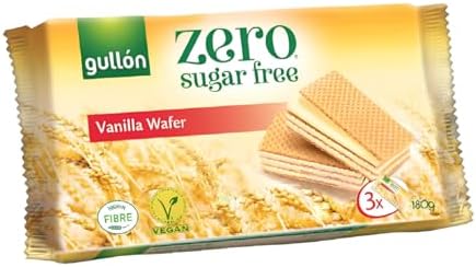 Gullon Sugar-Free Vanilla Cream Filled Wafers 180g