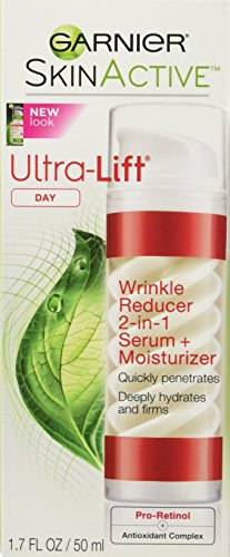 Garnier Skinactive Ultra-Lift Anti-Aging Moisturizer & Serum, 1.7 Ounce, White, 2 Count #TOP1