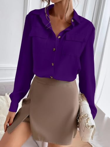 Image of GRECIILOOKS Shirt for Women Stylish | Long Shirt for Women | Oversized Shirt for Women | Women Shirt | Tops for Woman