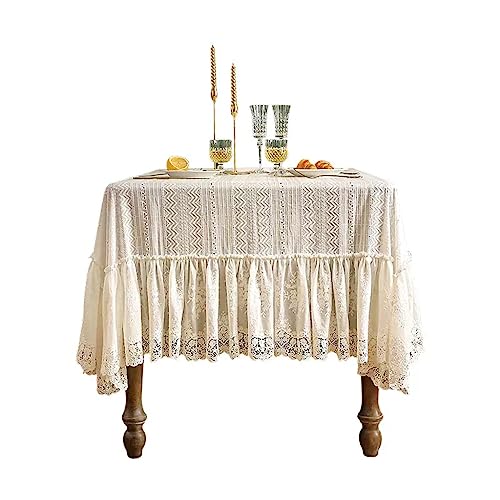 Nappe de table en dentelle rectangulaire 150x240cm chic - 2