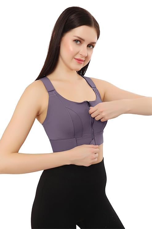 Image of Fashiol Women's Push Up Sports Bra for Gym Criss Cross Racer Back Gymwear Camis Tank Top for Yoga Running & Workout