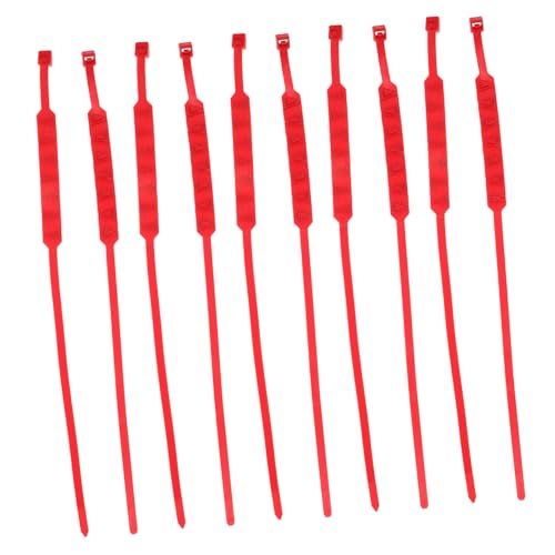 STOBAZA 10pcs Zip Tie Tire Chains Emergency Skid Chains for Suvs Cars Trucks Winter Driving Heavy Duty Tire Traction Device