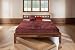 Produktbild SAM B-Ware Holzbett 180x200cm Bida, Sheesham-Holz massiv, nougatfarben, Massivholzbett mit Kopfteil, Doppelbett, pflegeleichtes Unikat