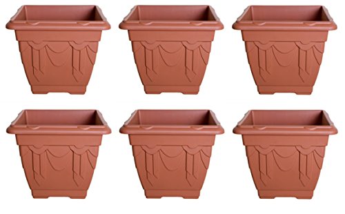 6x22cm Square Venetian Planter