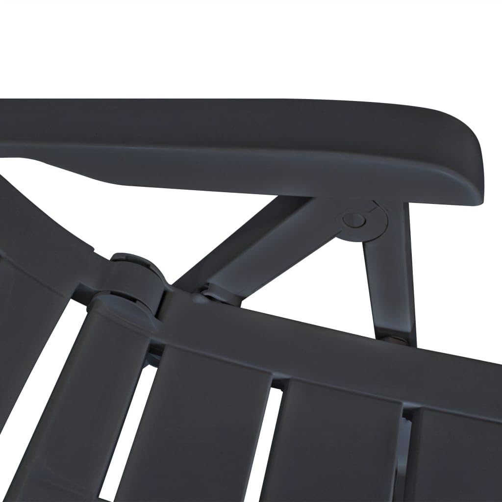 Set da bistrot in plastica antraciteOutdoor Set da 3 pezzi
